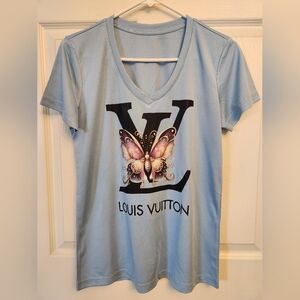 NWOT LADIES V-NECK SHIRT SZ SMALL